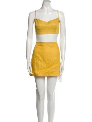 Reformation Suits and Sets Linen Skirt Set US 10 | L