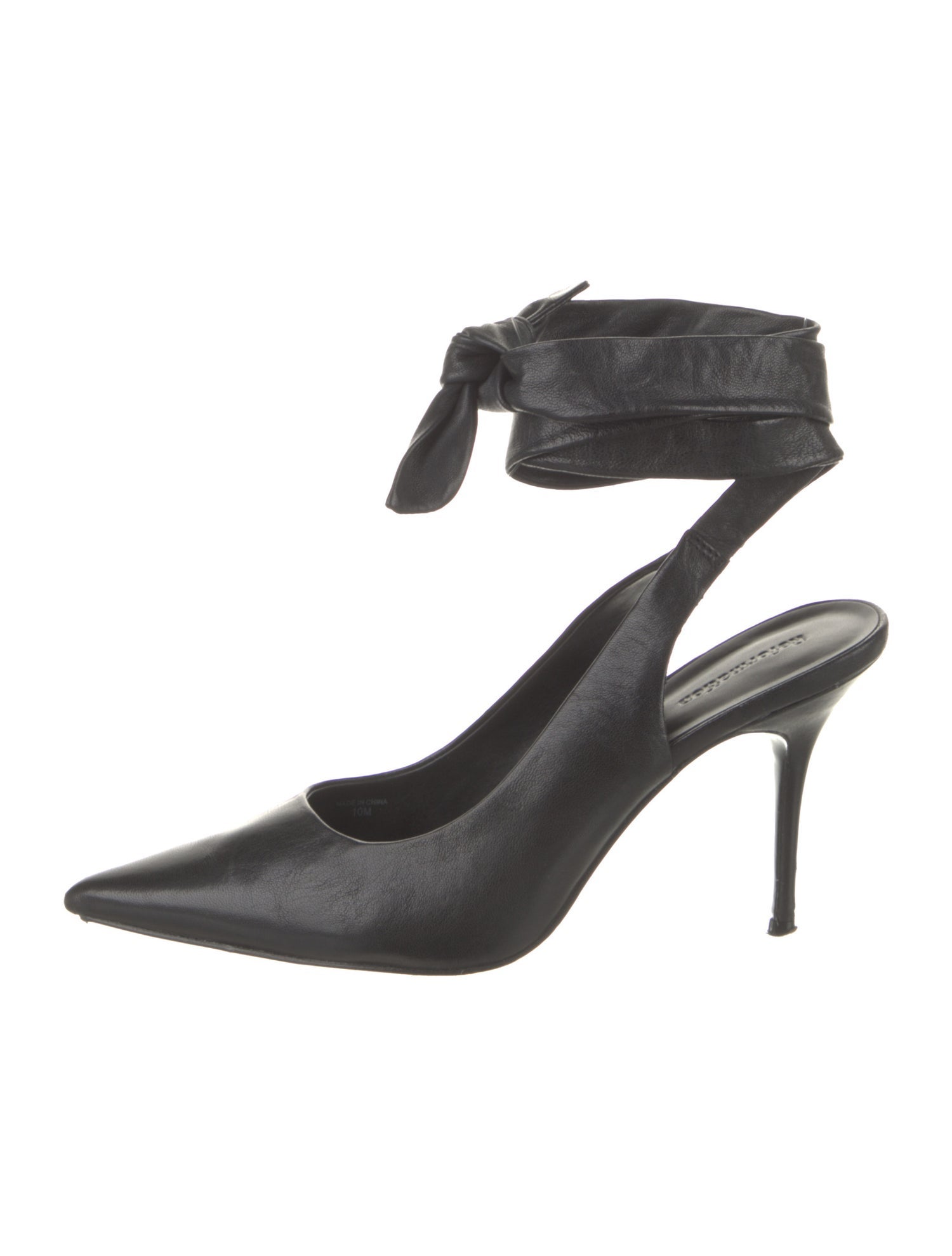 Reformation Leather Slingback Pumps