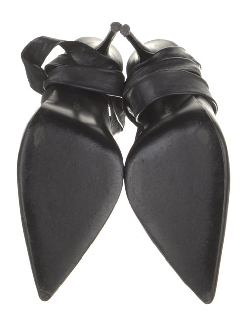 Reformation Leather Slingback Pumps