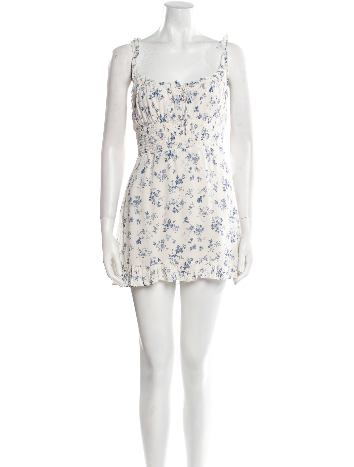 Reformation Floral Print Mini Dress