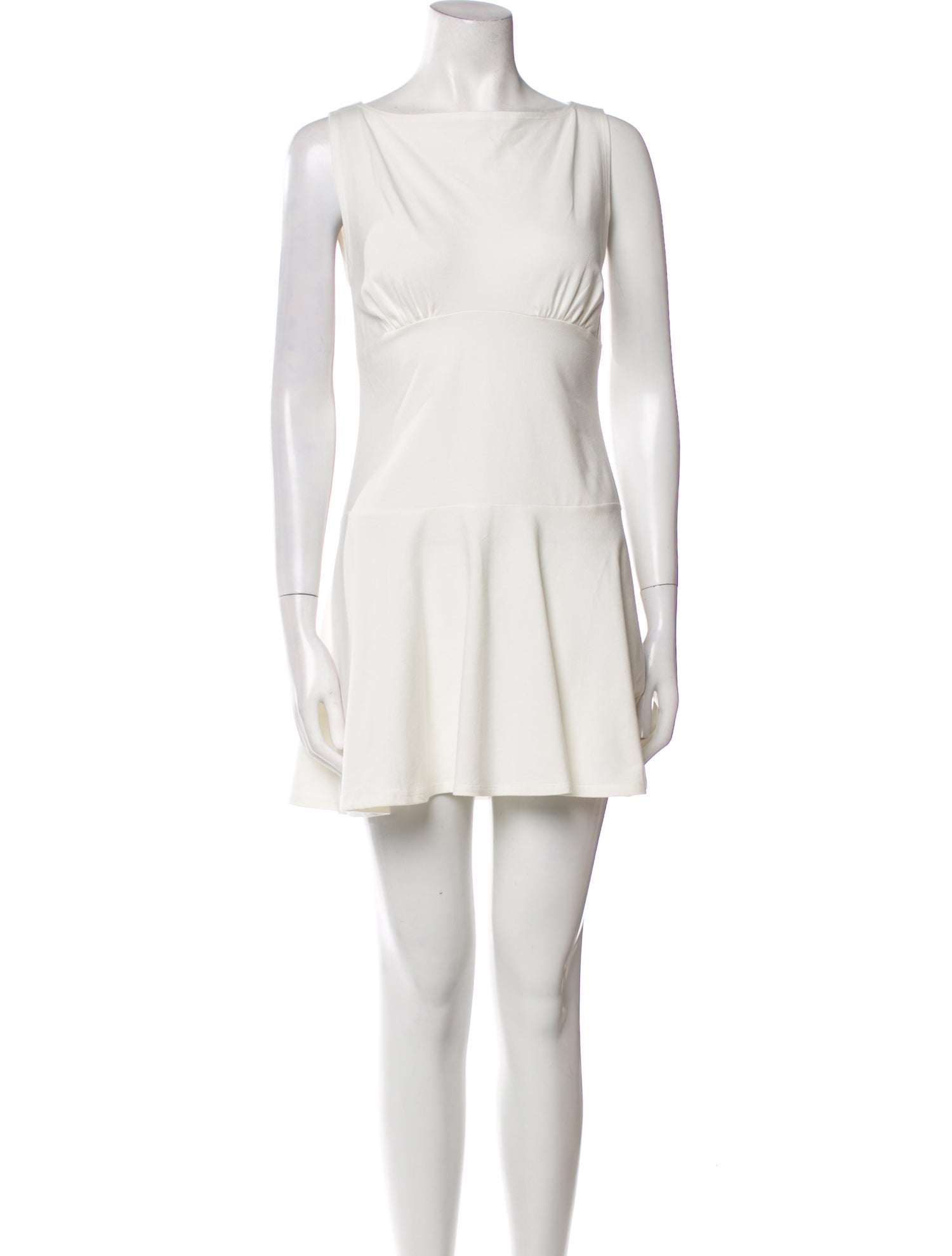 Reformation Bateau Neckline Mini Dress