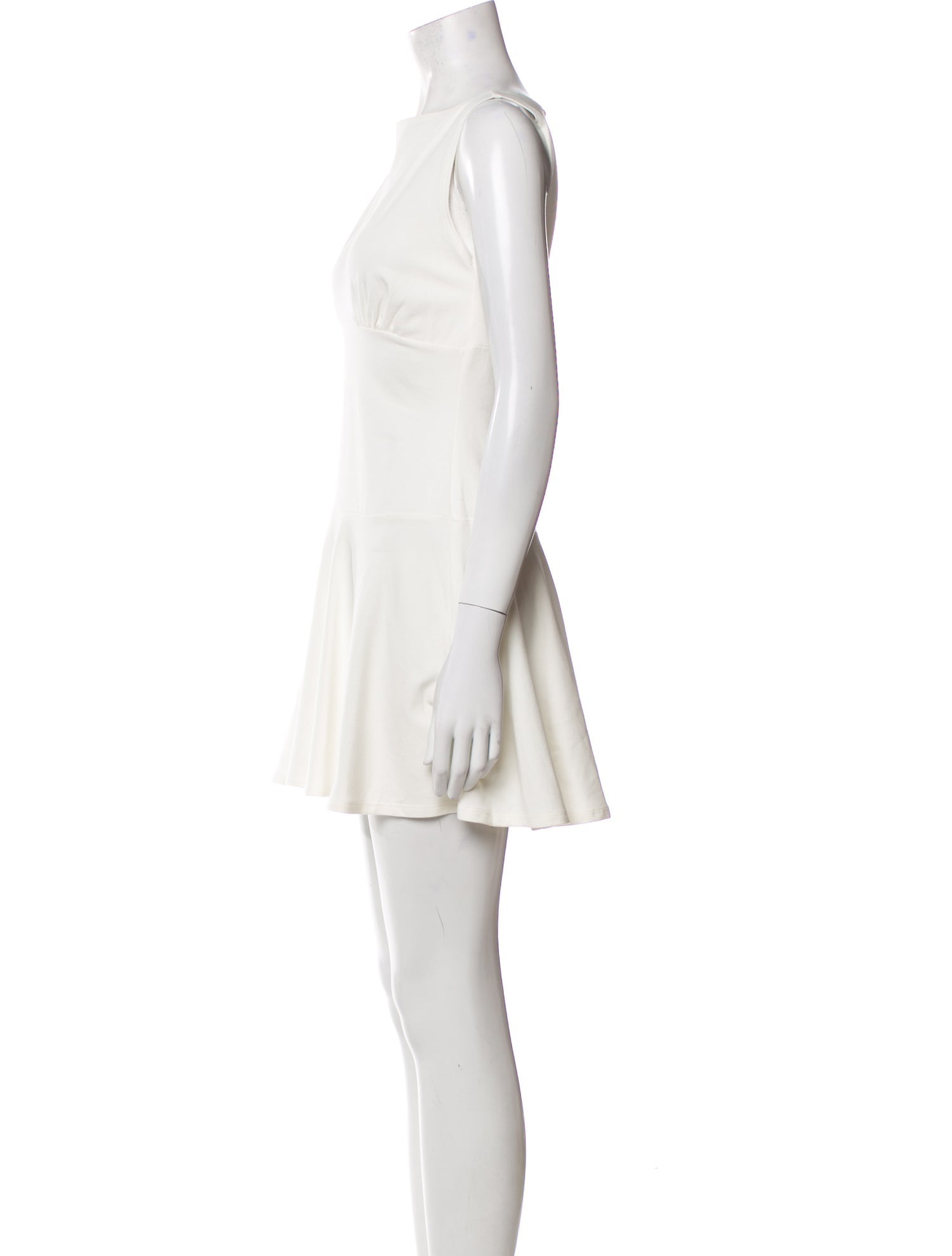 Reformation Bateau Neckline Mini Dress