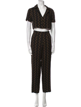 Reformation Printed Pant Set