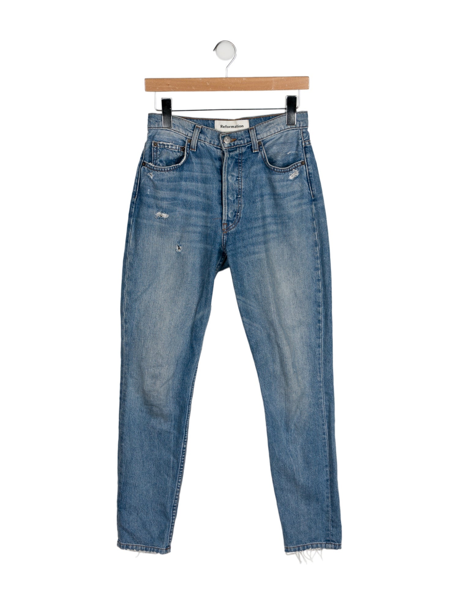 Reformation High-Rise Straight Leg Jeans