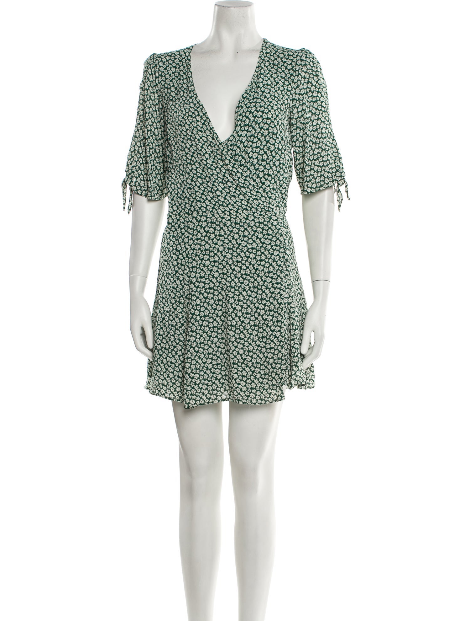 Reformation Floral Print Mini Dress