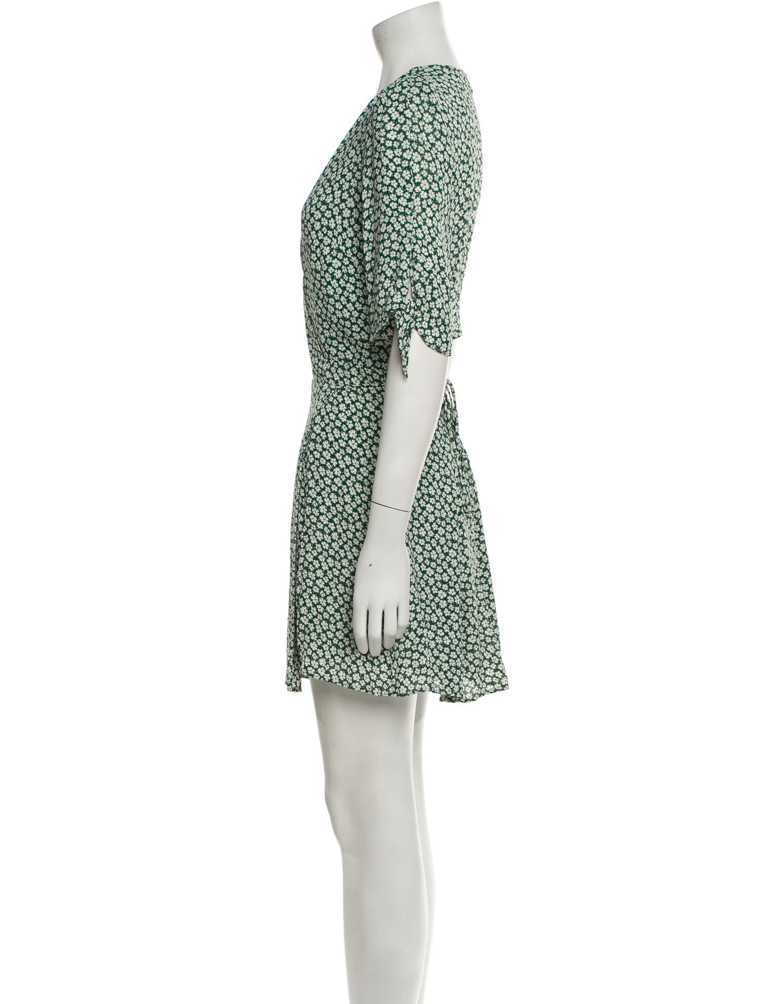 Reformation Floral Print Mini Dress