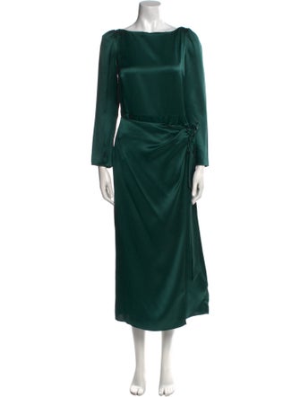 Reformation Silk Long Dress