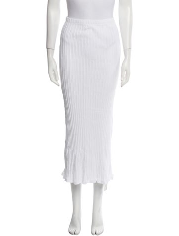 Reformation Skirts Pleated Accents Midi Length Skirt M