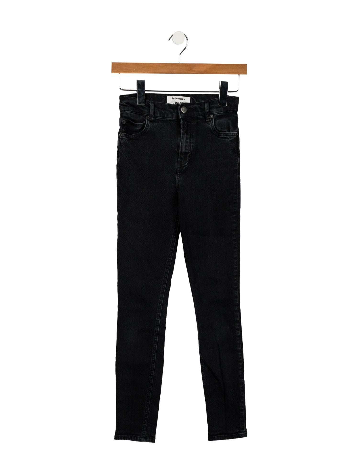 Reformation Mid-Rise Skinny Leg Jeans