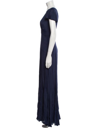 Reformation V-Neck Long Dress