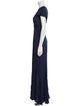 Reformation V-Neck Long Dress