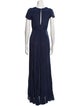 Reformation V-Neck Long Dress