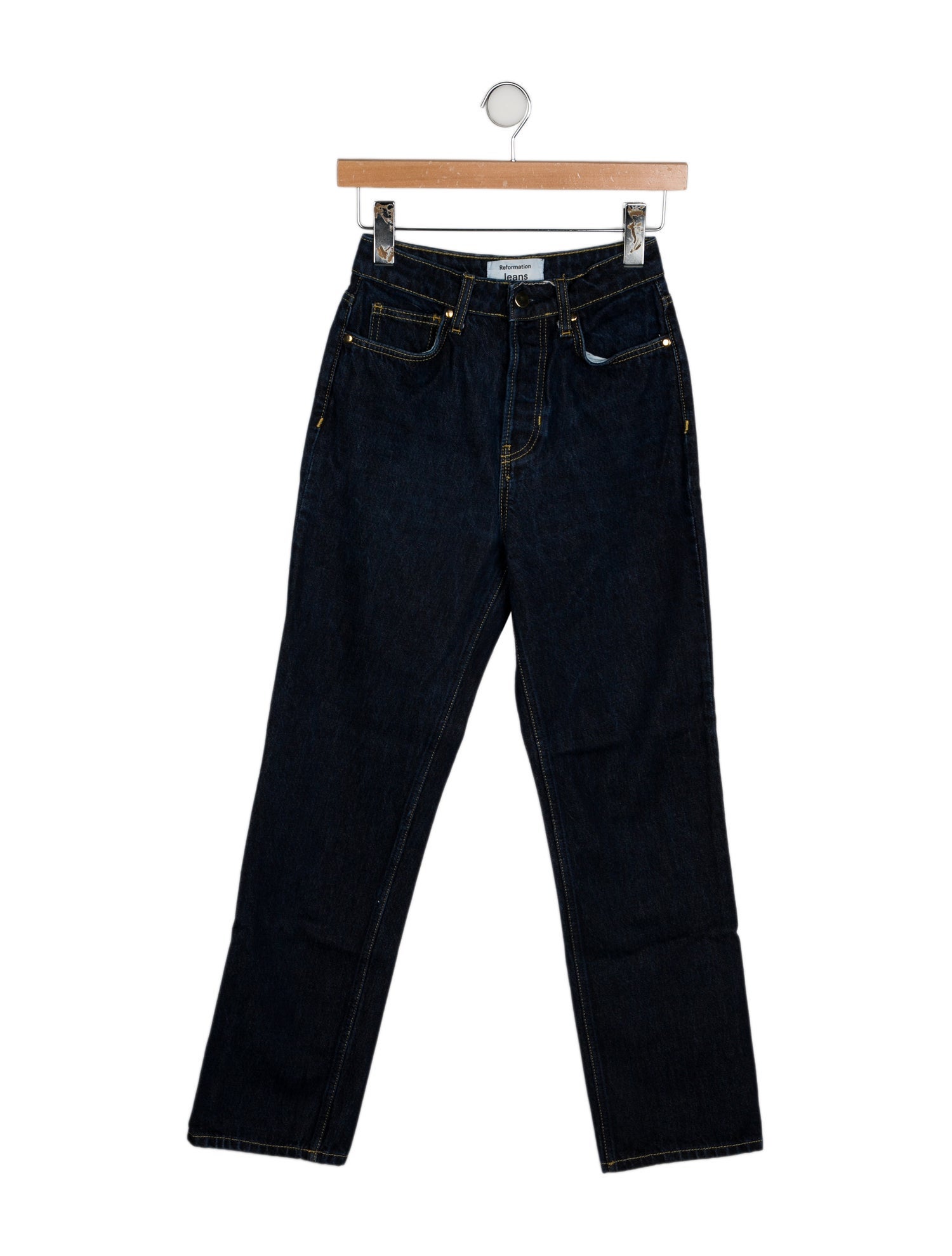 Reformation High-Rise Straight Leg Jeans