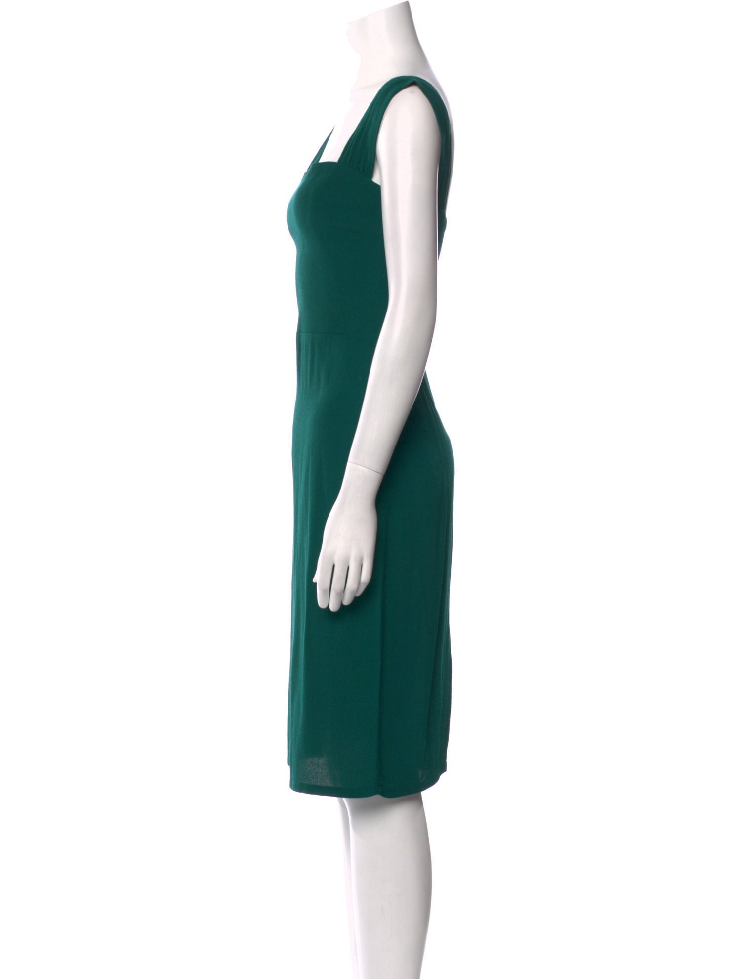 Reformation Square Neckline Knee-Length Dress