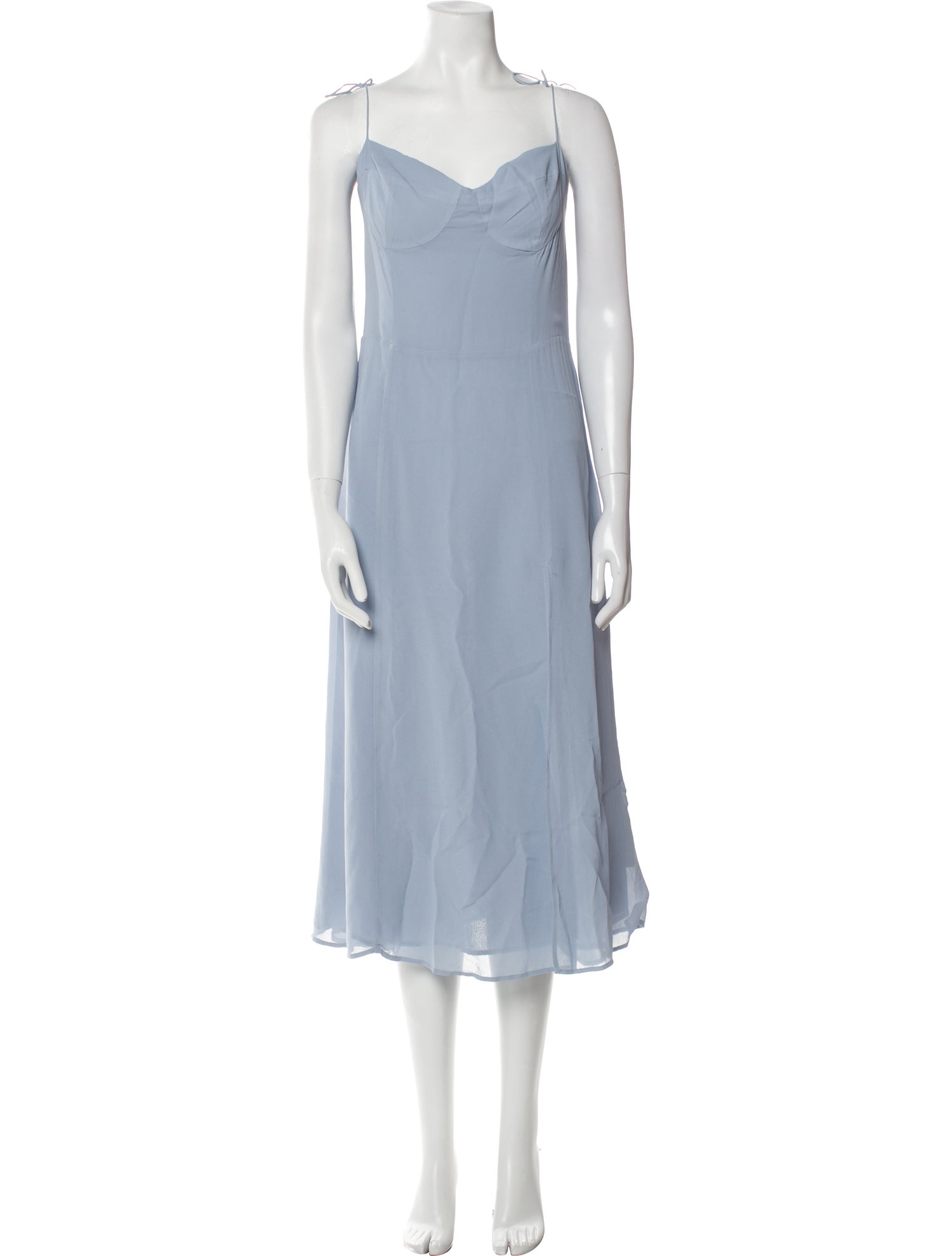 Reformation Square Neckline Midi Length Dress w/ Tags