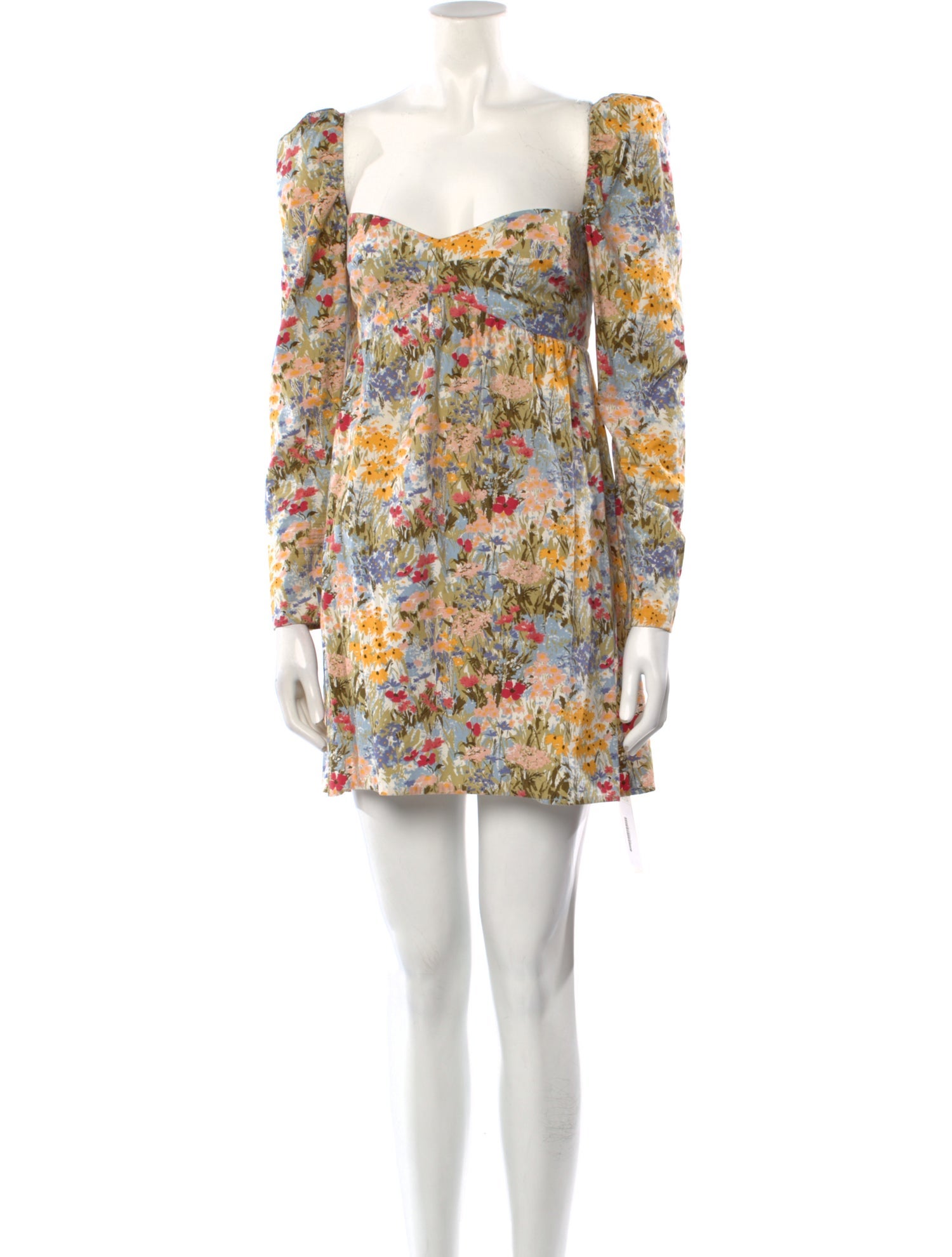 Reformation Floral Print Mini Dress