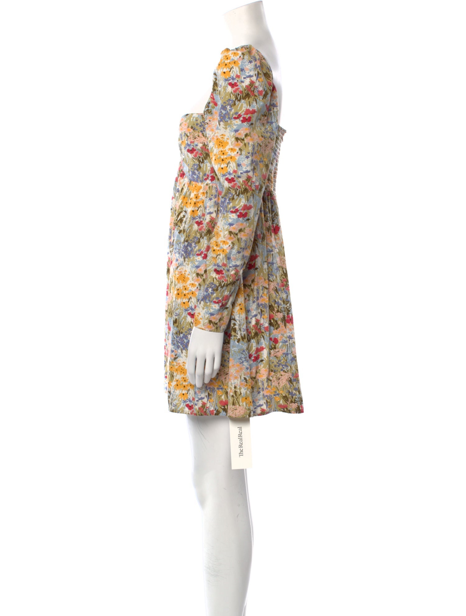 Reformation Floral Print Mini Dress