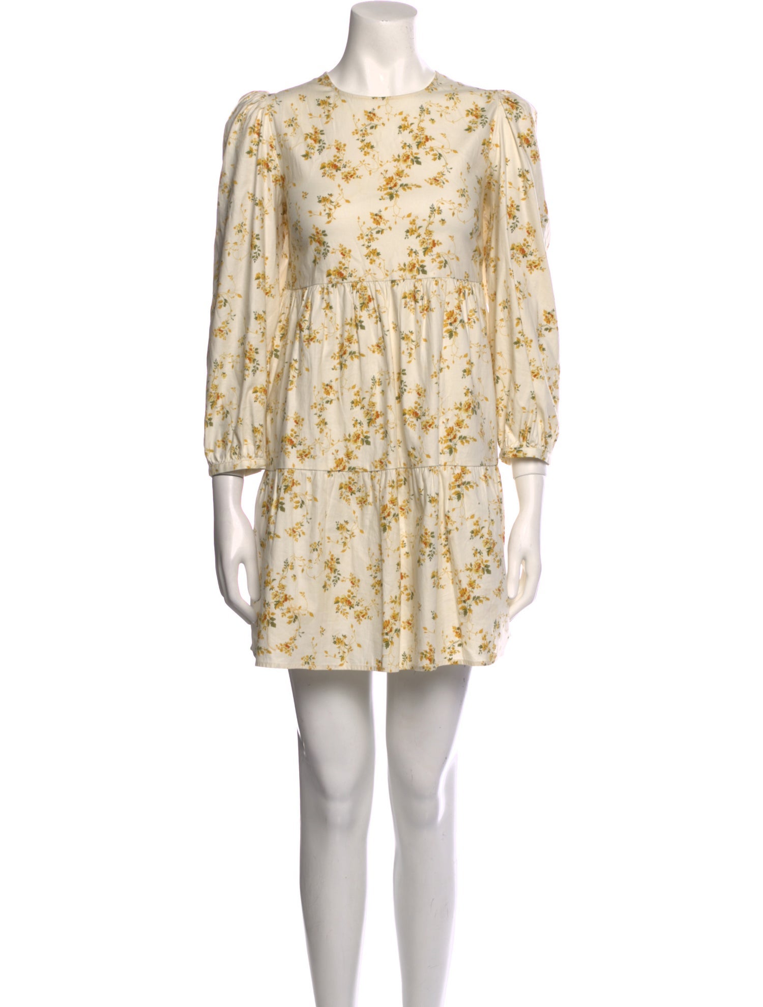 Reformation Floral Print Mini Dress