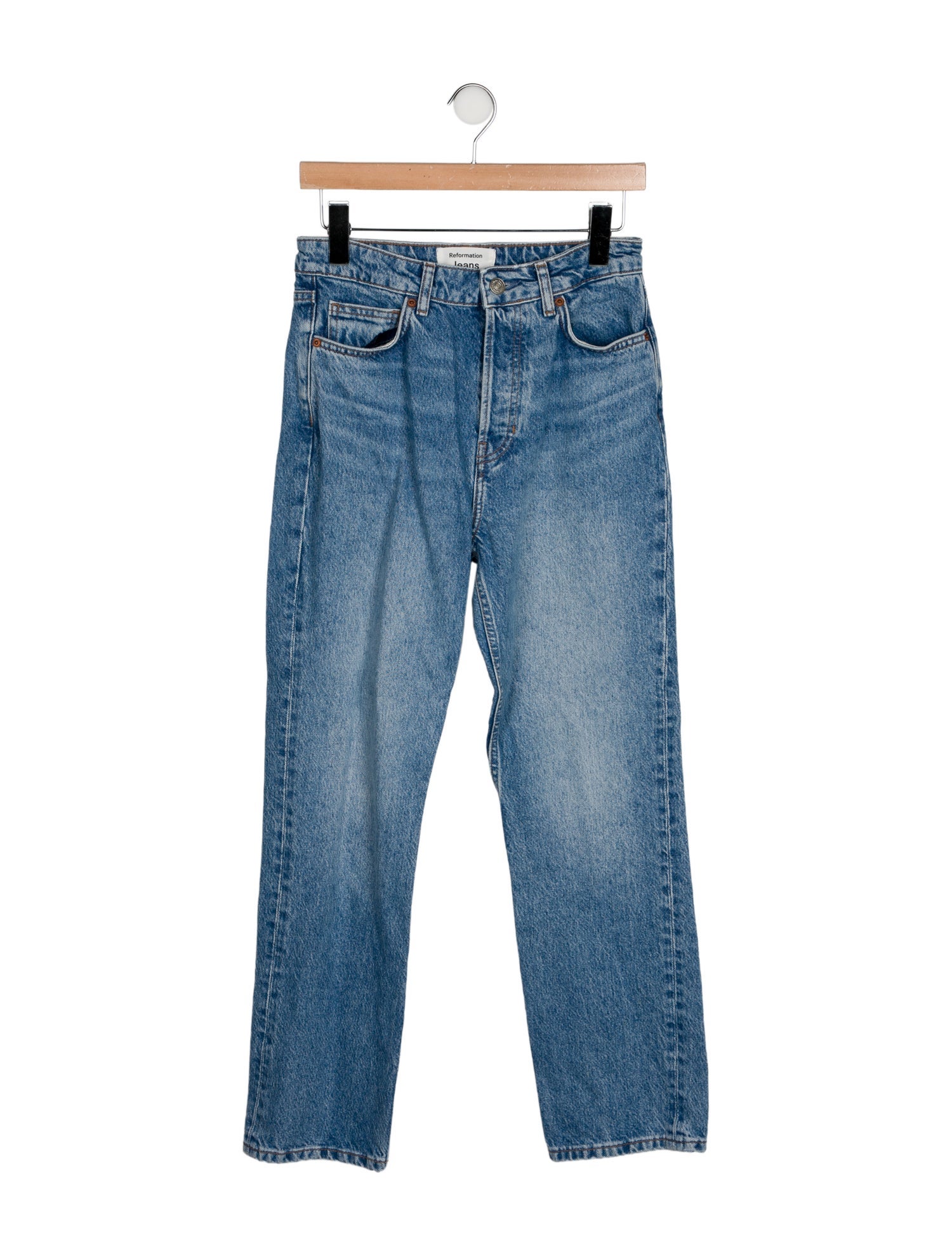 Reformation High-Rise Straight Leg Jeans