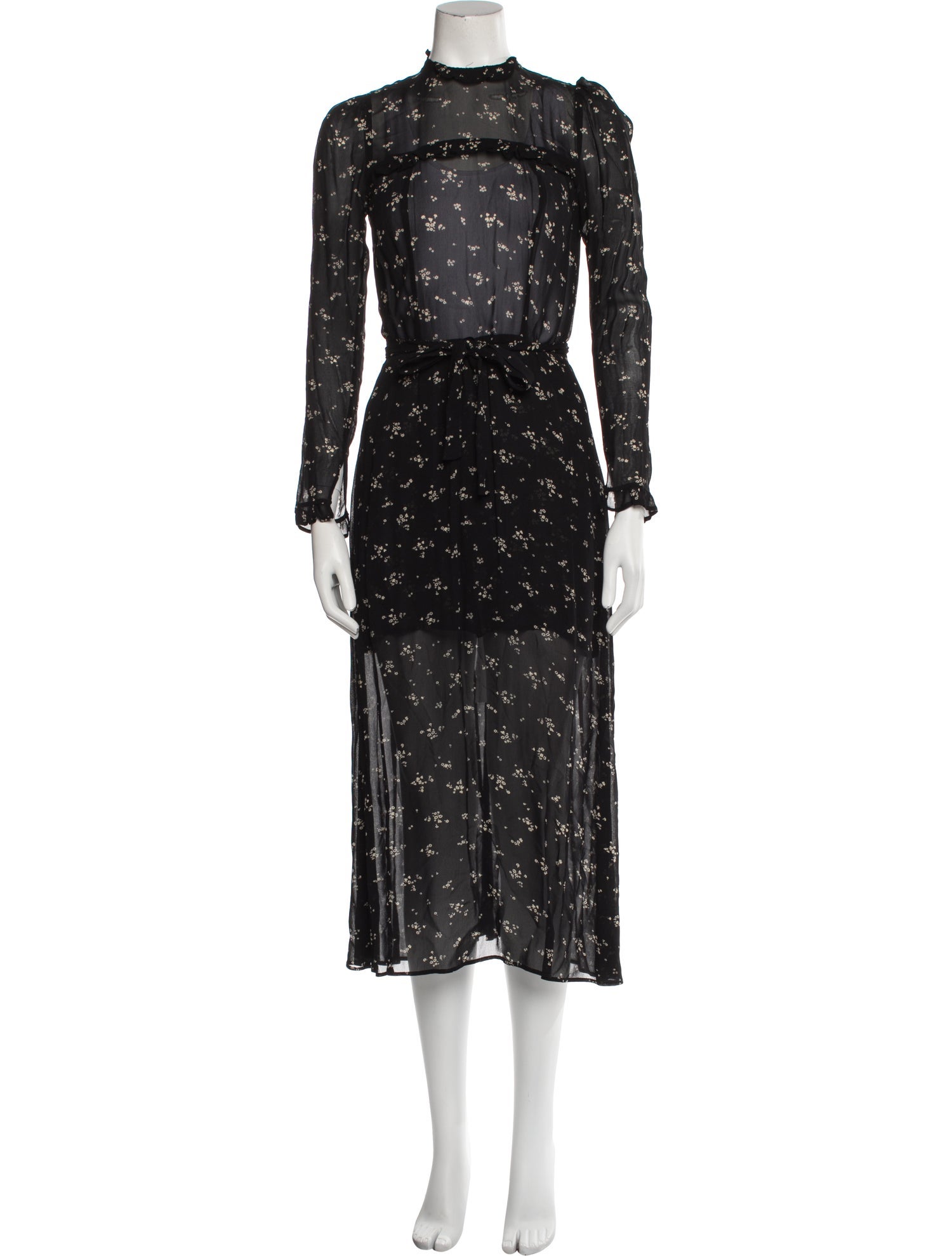 Reformation Floral Print Long Dress