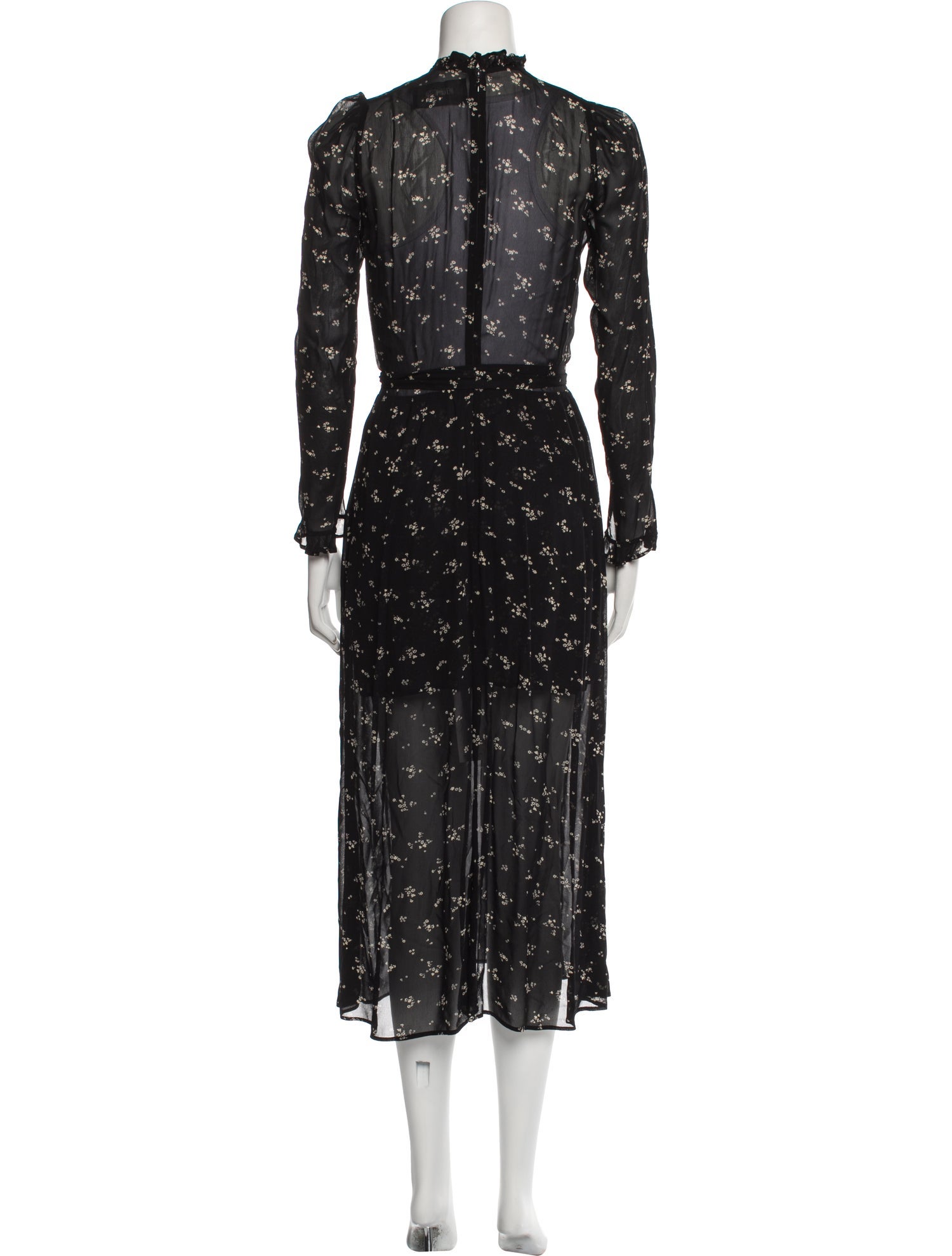 Reformation Floral Print Long Dress