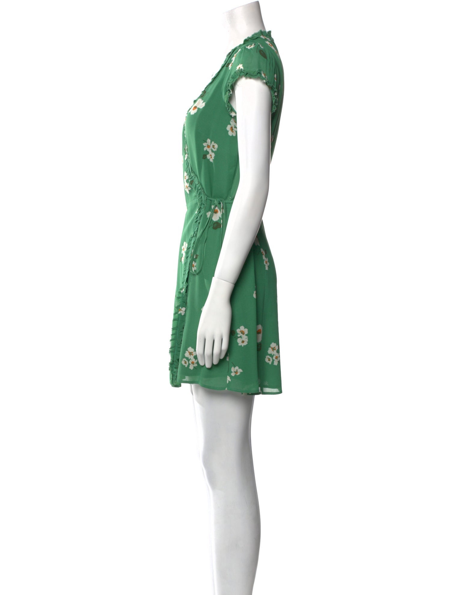 Reformation Floral Print Mini Dress