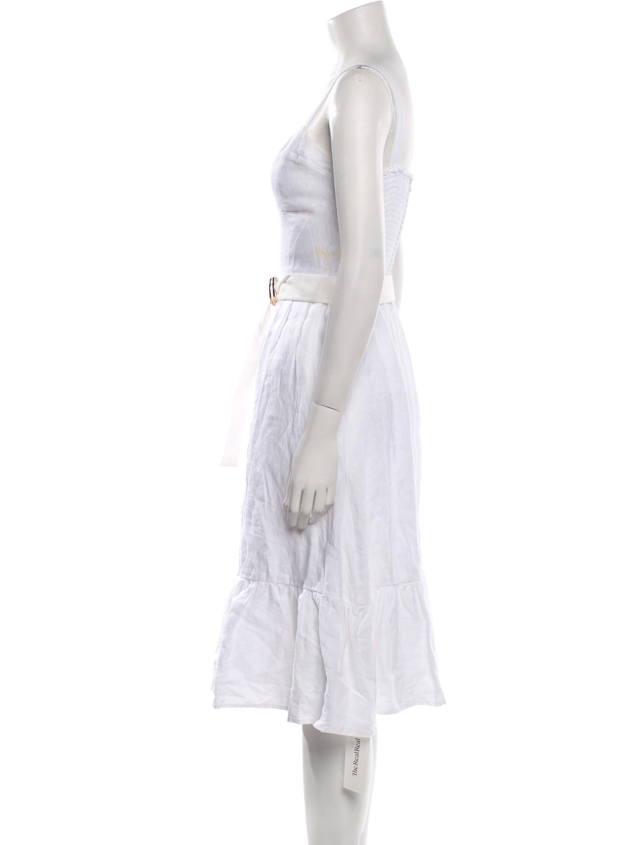 Reformation Linen Knee-Length Dress