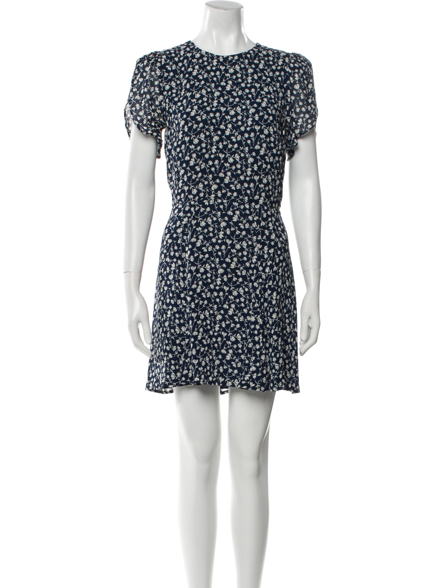 Reformation Floral Print Mini Dress