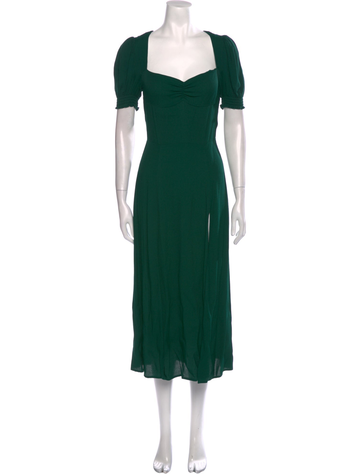 Reformation Square Neckline Long Dress