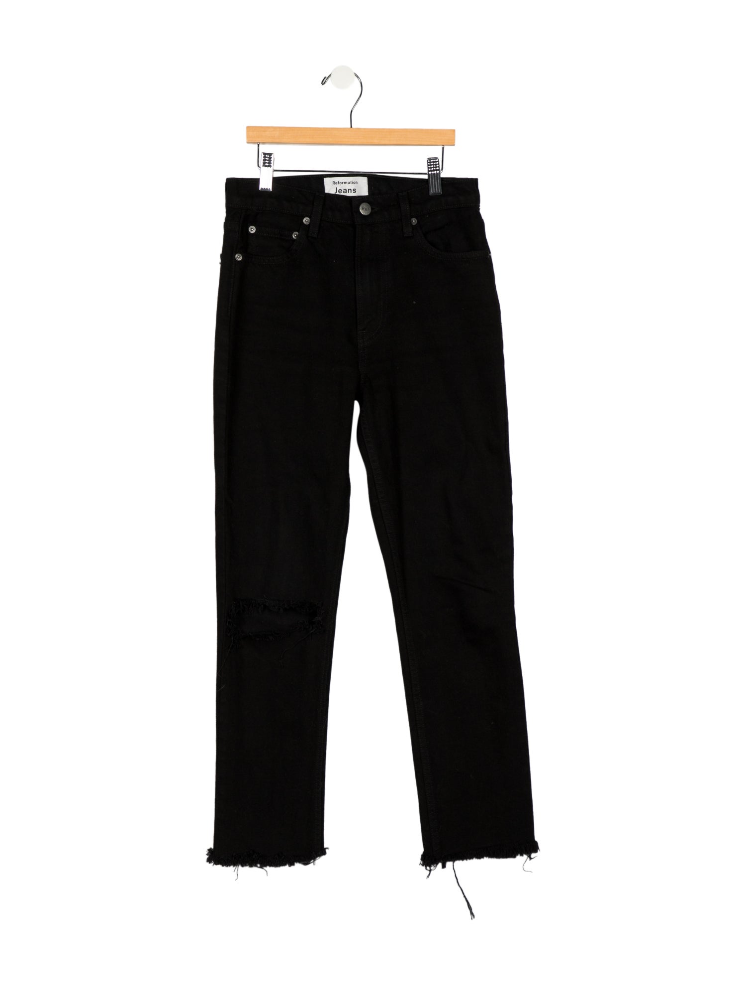 Reformation High-Rise Straight Leg Jeans