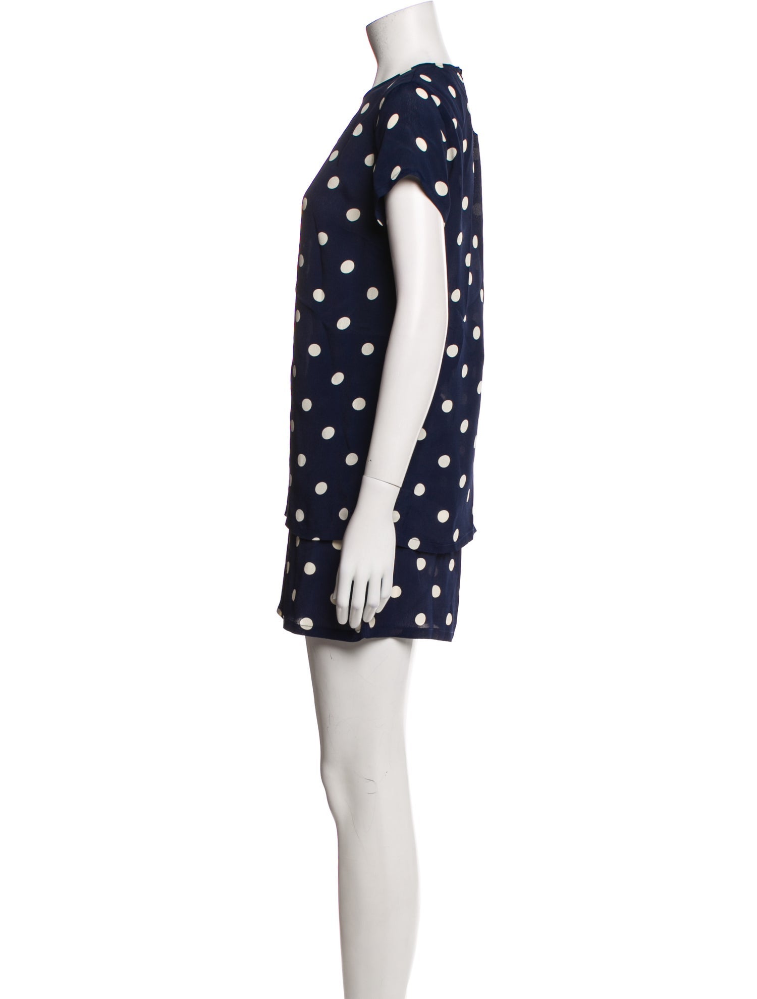 Reformation Polka Dot Print Skirt Set