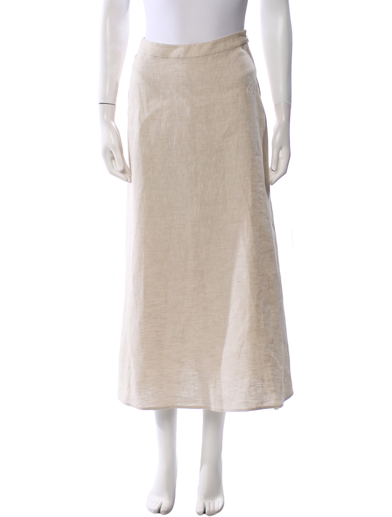 Reformation Linen Midi Length Skirt