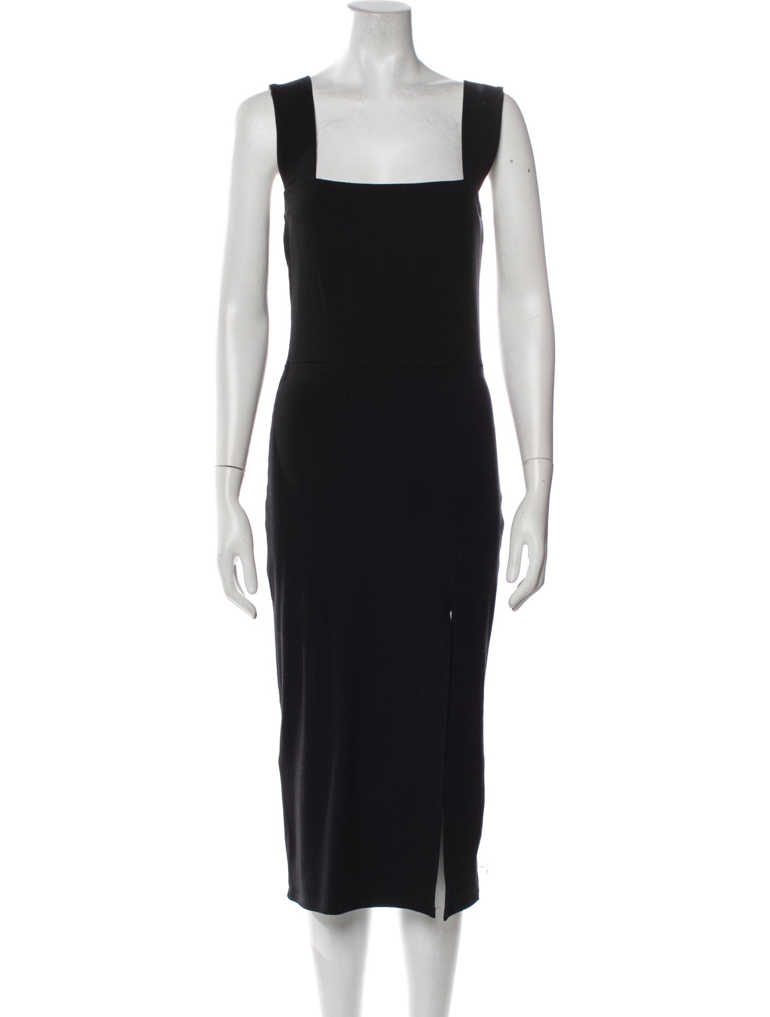 Reformation Square Neckline Midi Length Dress