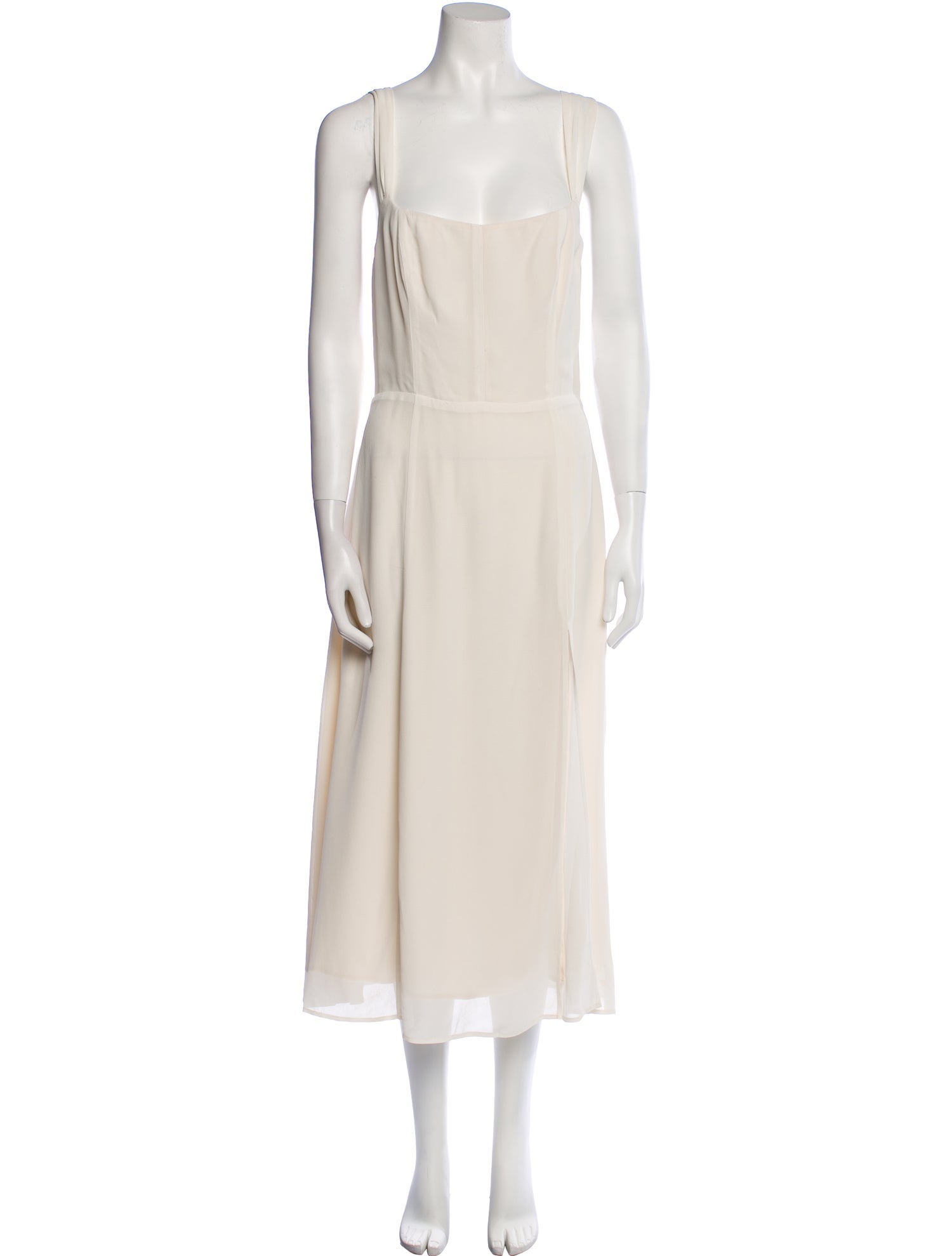 Reformation Square Neckline Long Dress