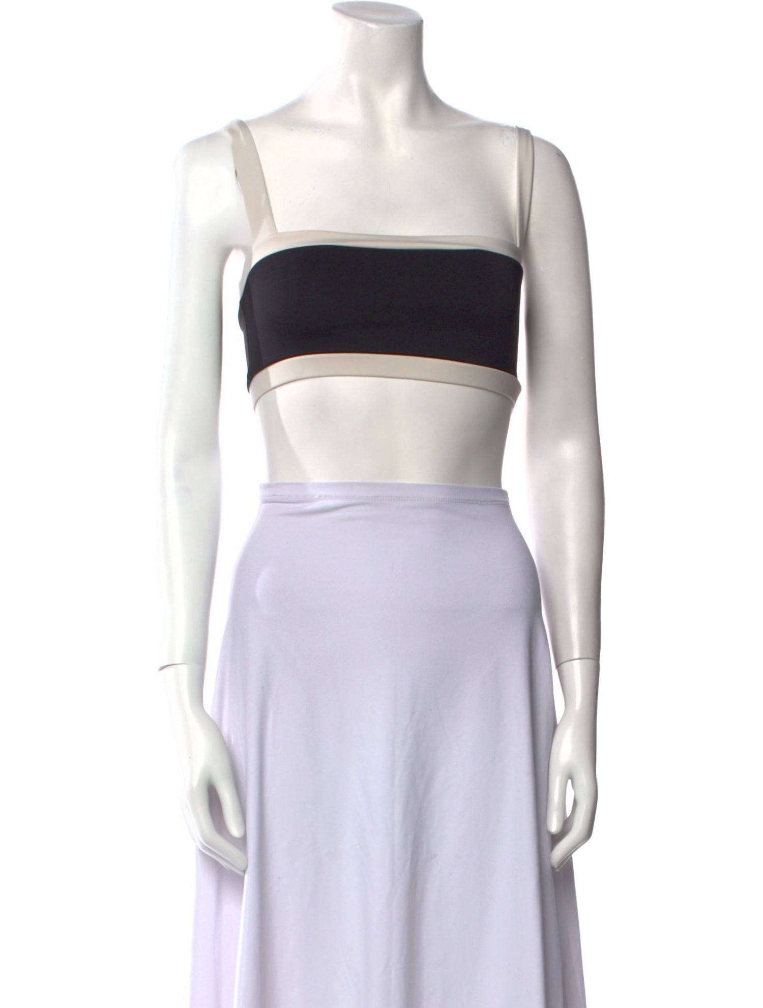Reformation Square Neckline Sleeveless Crop Top