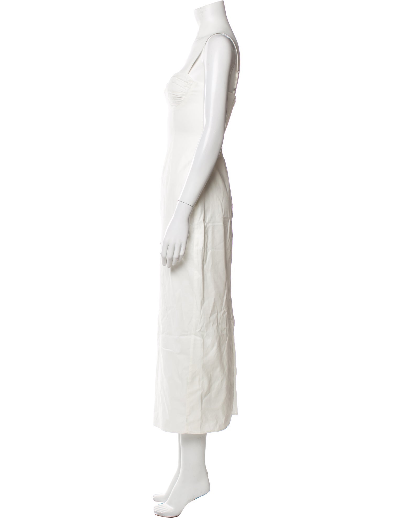 Reformation Square Neckline Long Dress