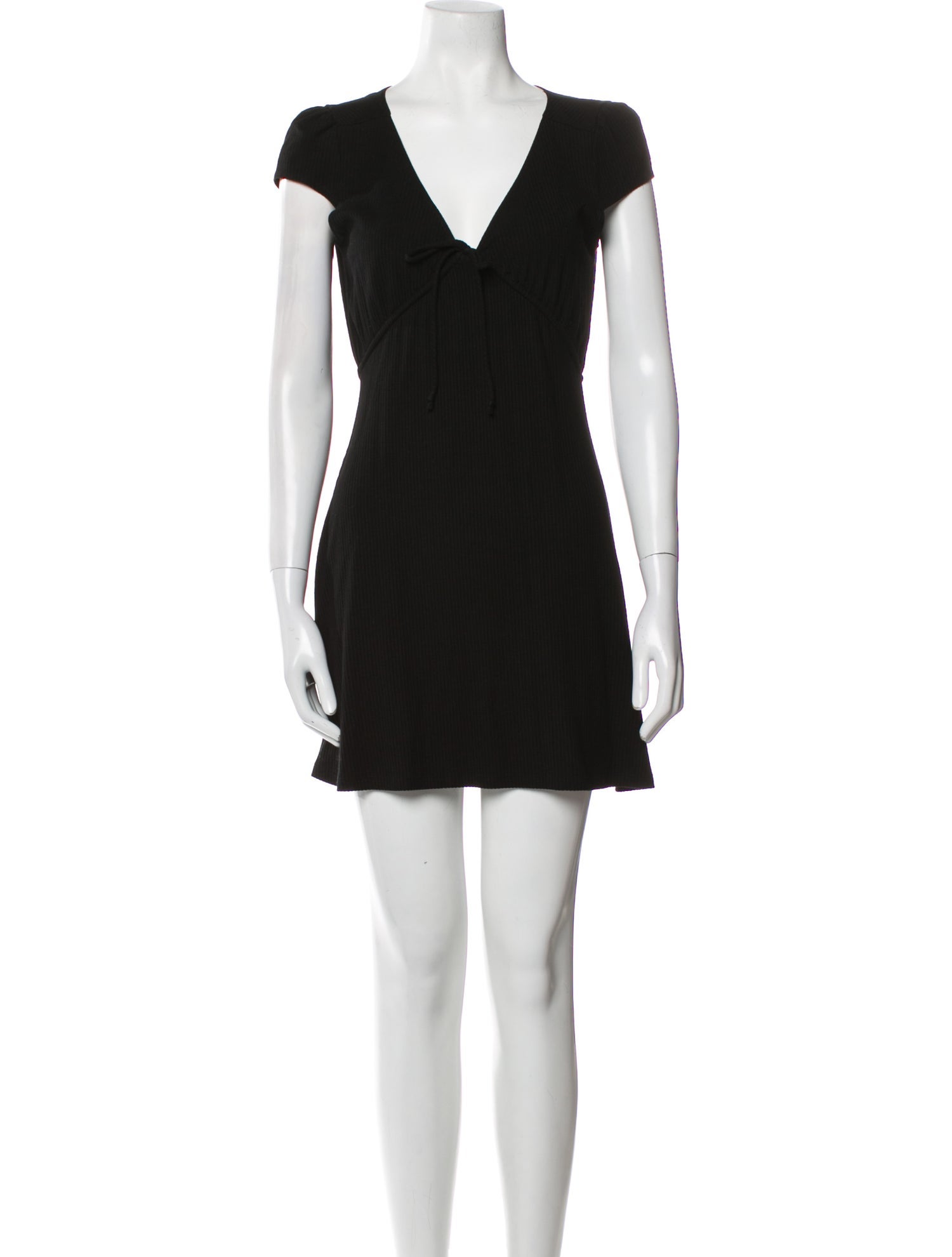 Reformation V-Neck Mini Dress