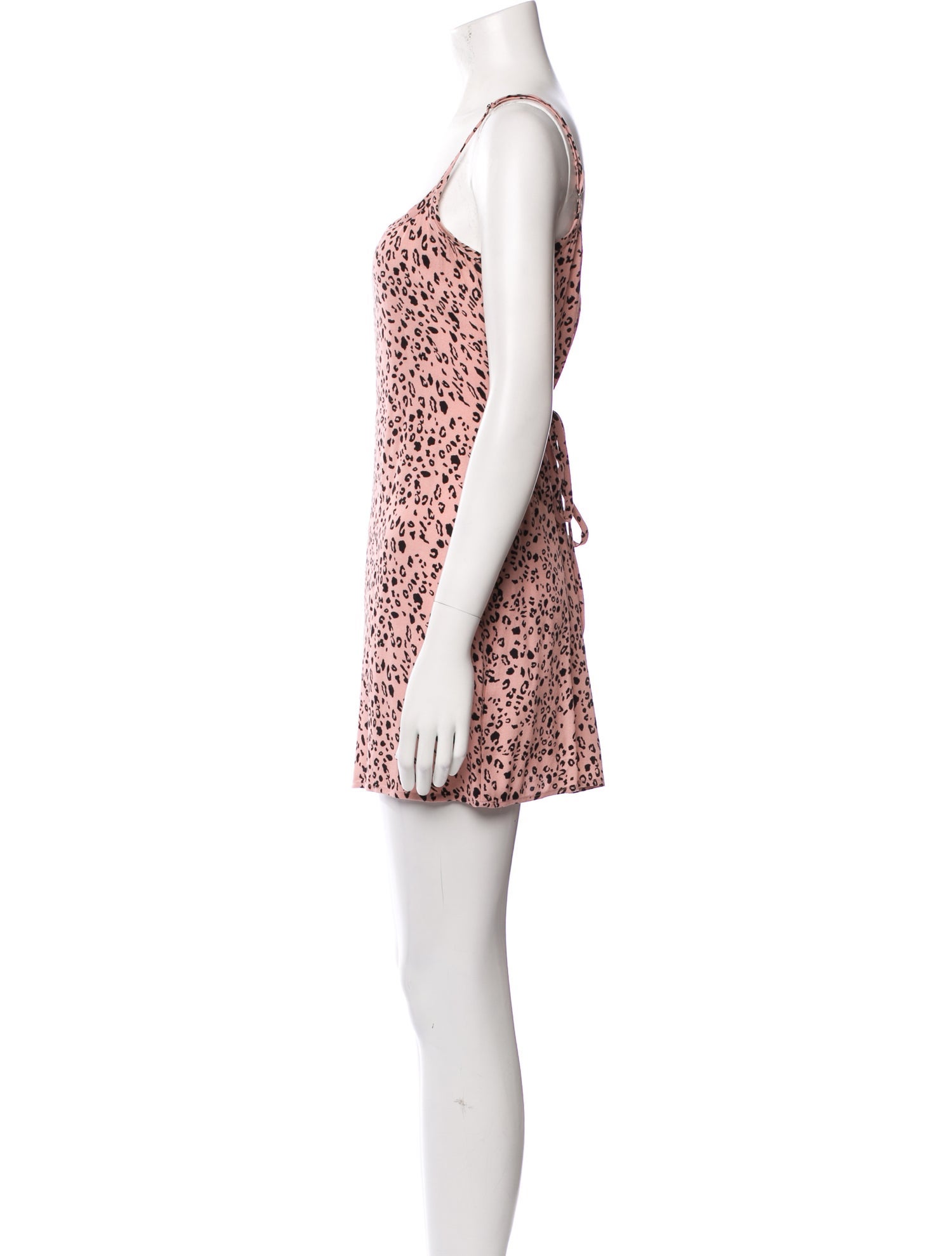 Reformation Animal Print Mini Dress