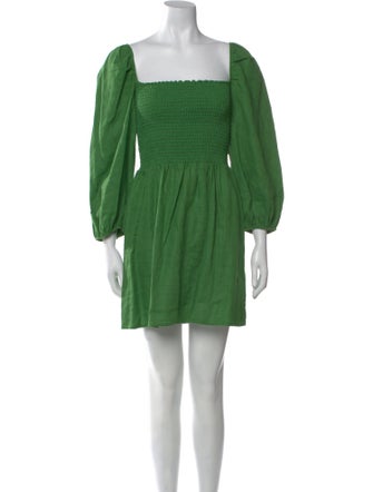 Reformation Linen Knee-Length Dress