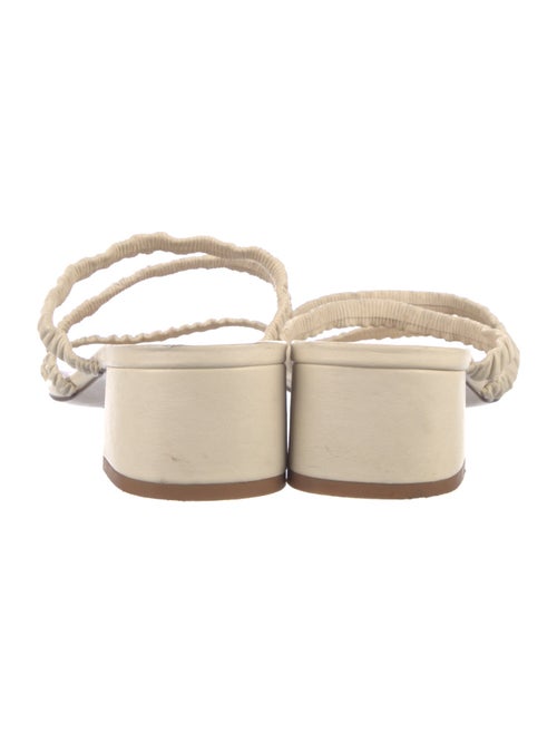 Reformation Leather Printed Slides