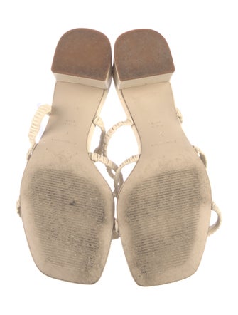 Reformation Leather Printed Slides