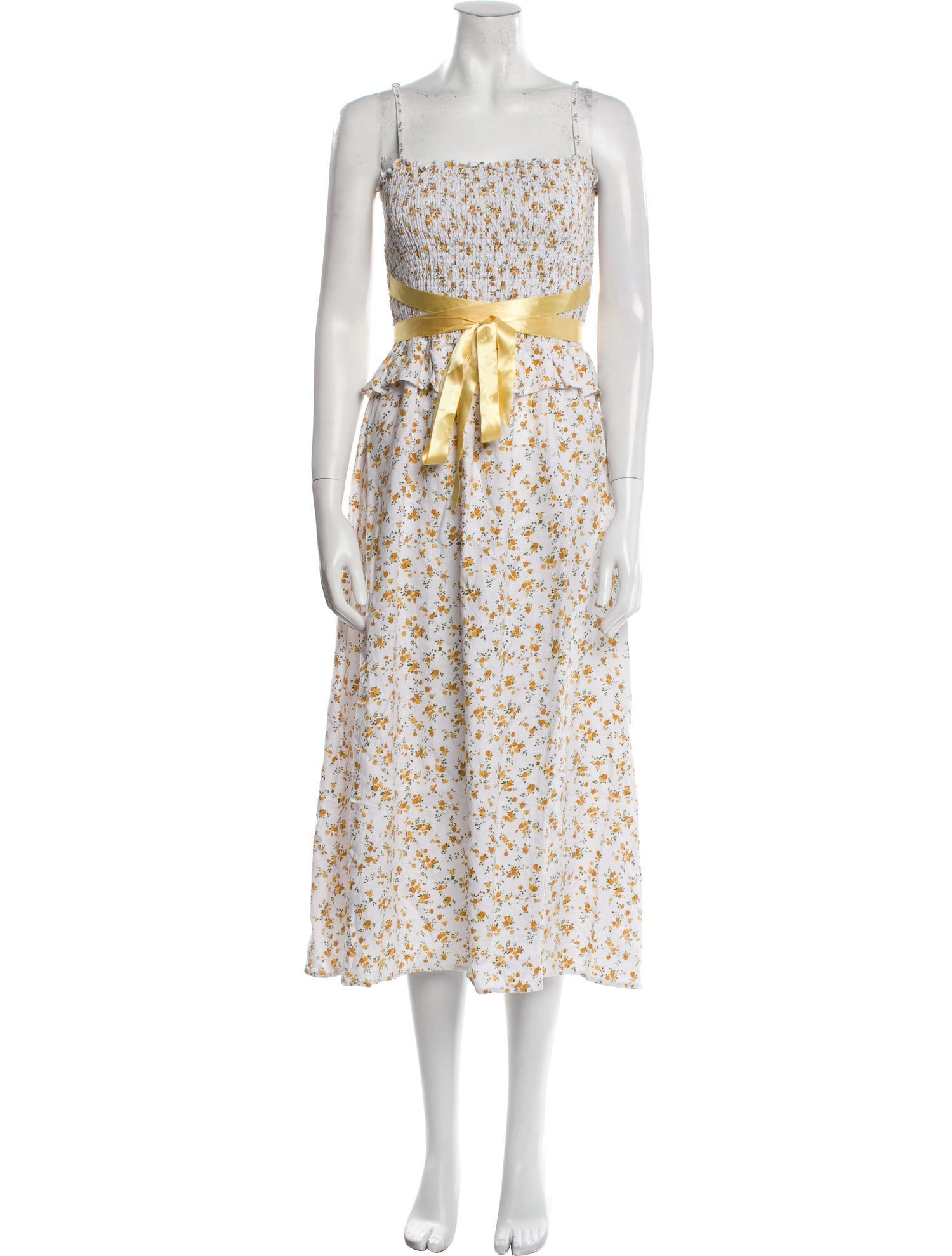 Reformation Linen Long Dress