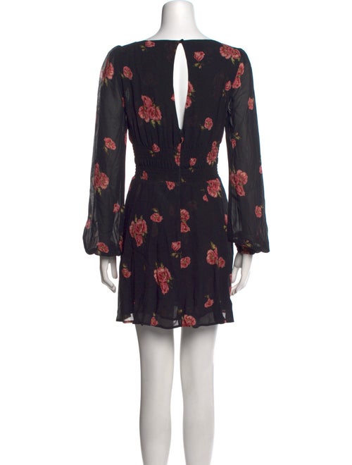 Reformation Floral Print Mini Dress