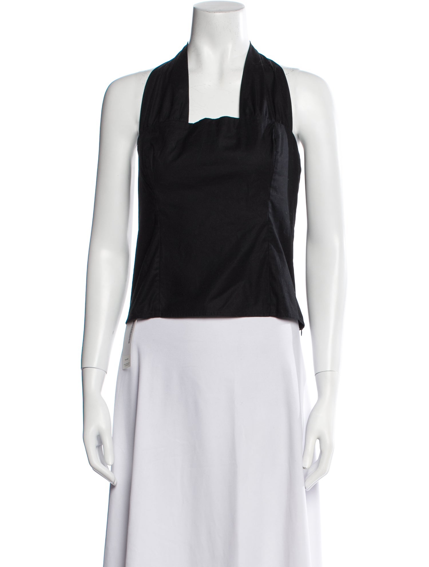 Reformation Square Neckline Sleeveless Crop Top