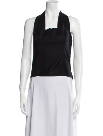 Reformation Square Neckline Sleeveless Crop Top