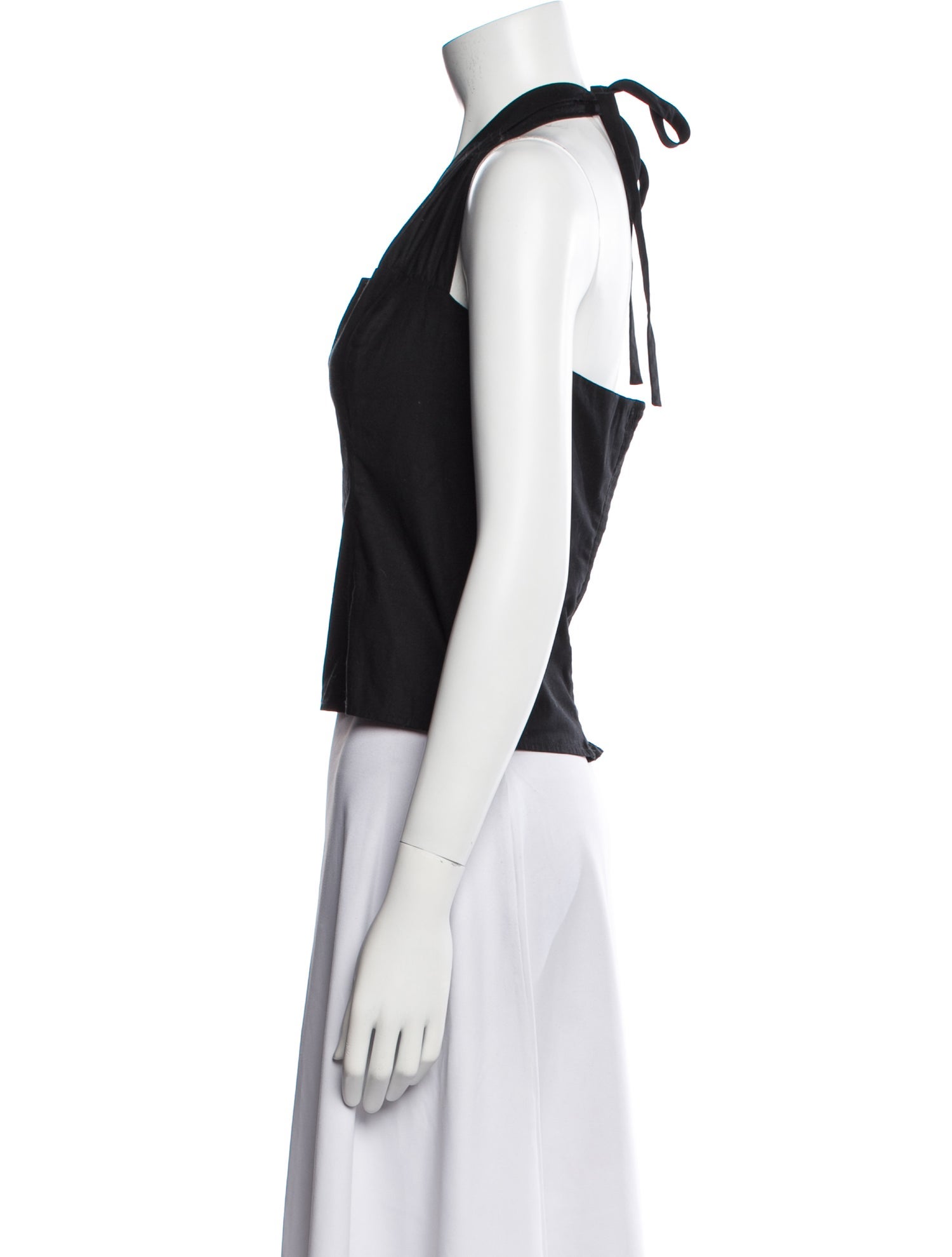 Reformation Square Neckline Sleeveless Crop Top
