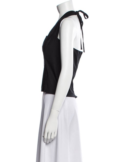 Reformation Square Neckline Sleeveless Crop Top