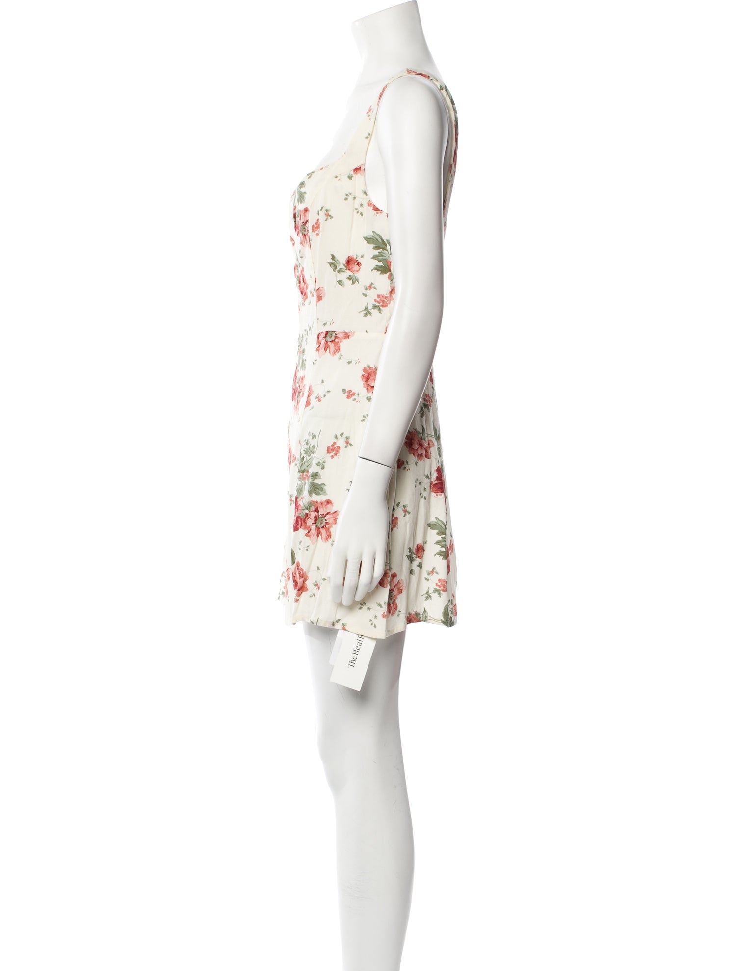 Reformation Floral Print Mini Dress