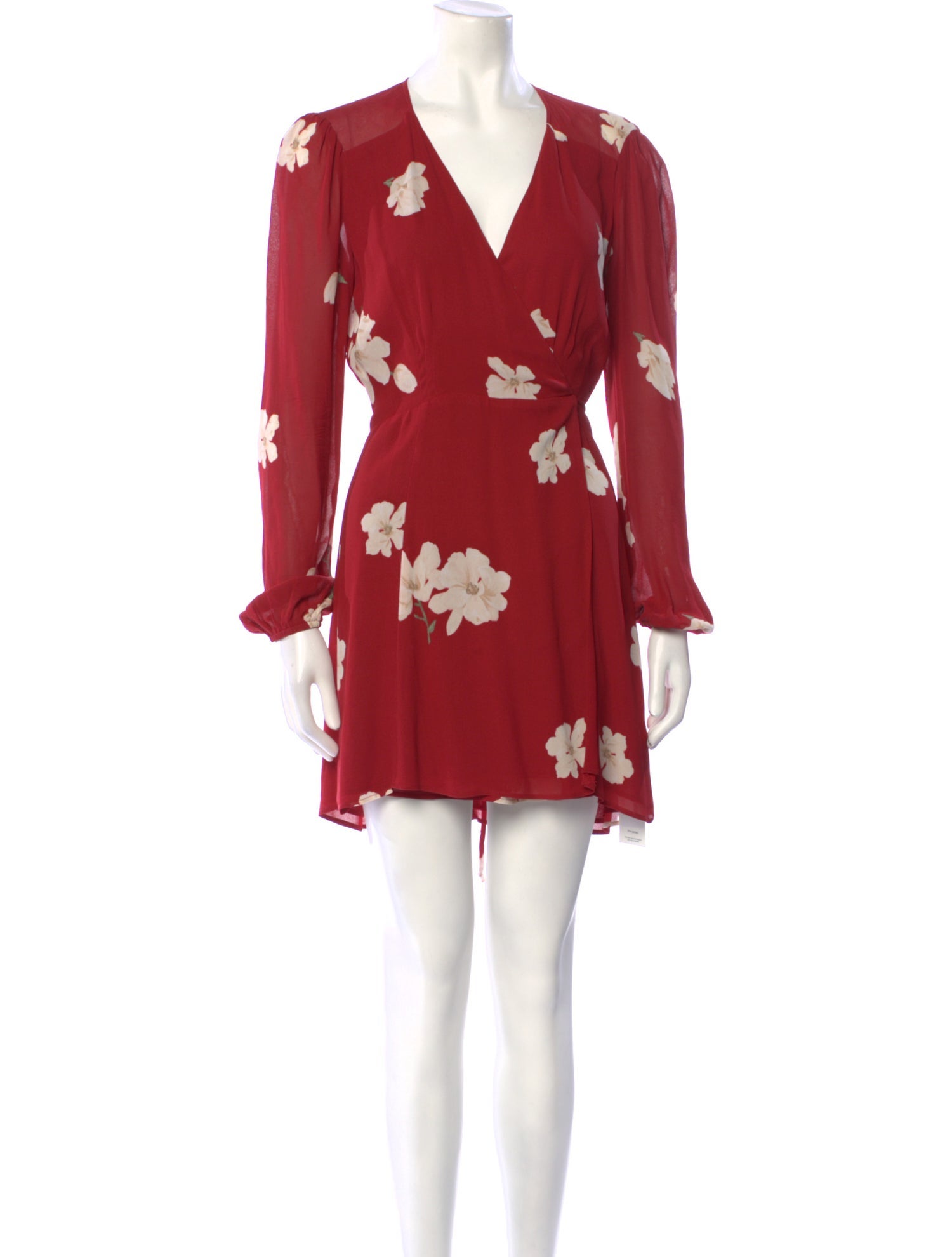 Reformation Floral Print Mini Dress