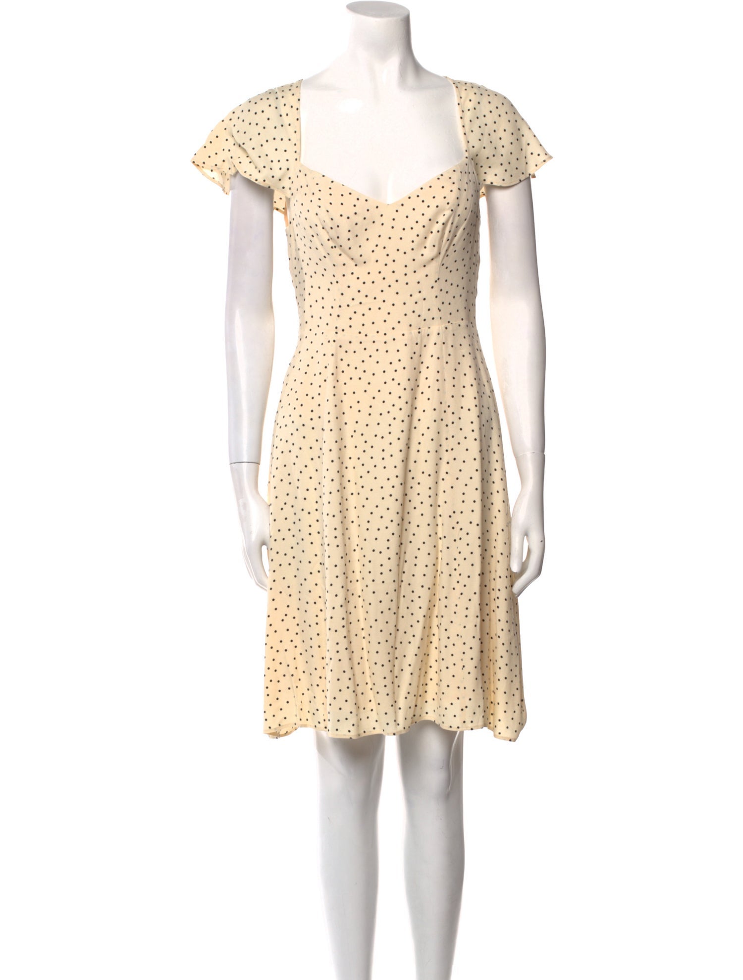 Reformation Polka Dot Print Midi Length Dress w/ Tags